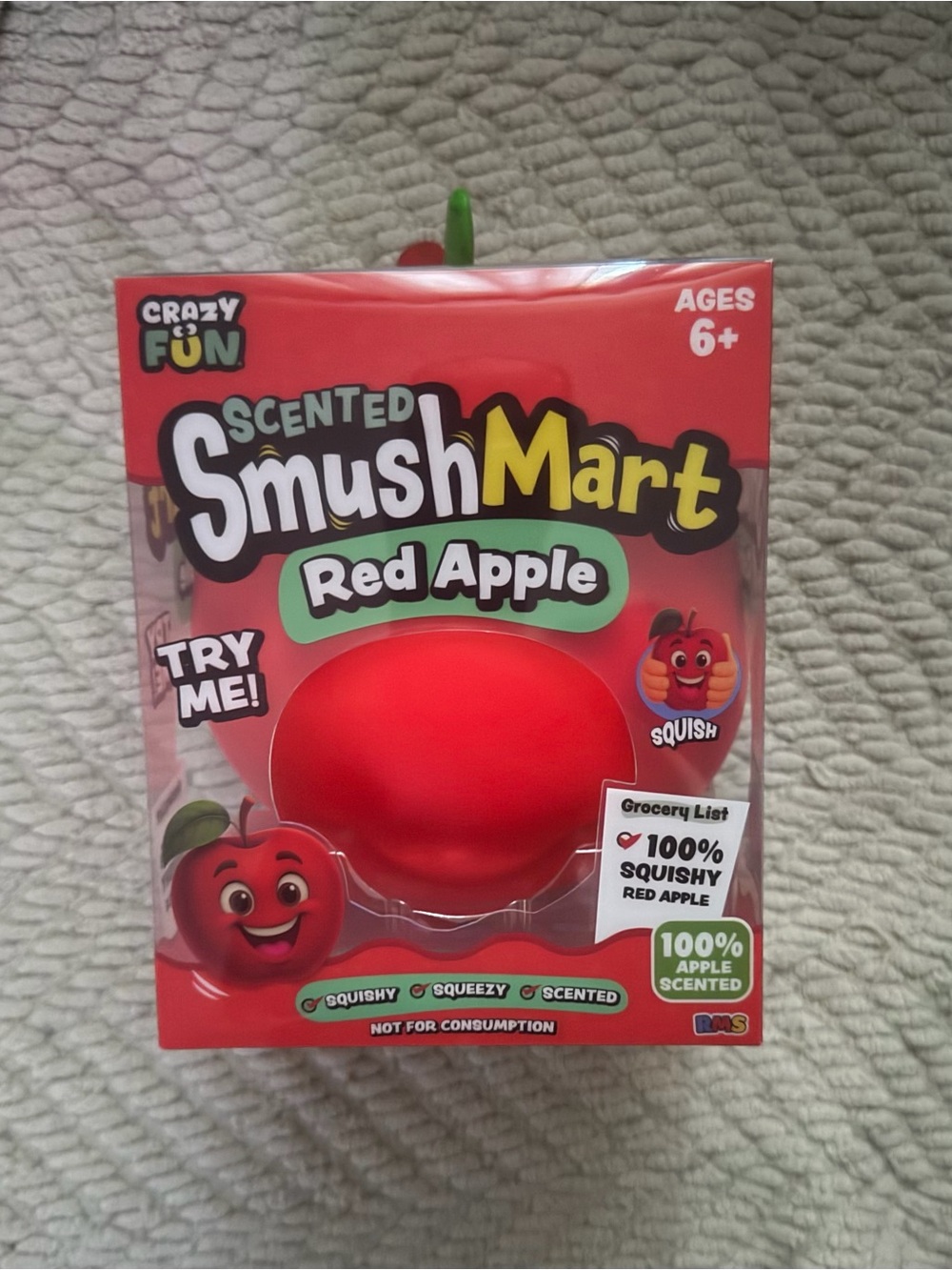 Scented SmushMart Red Apple Squishy Toy Five Below